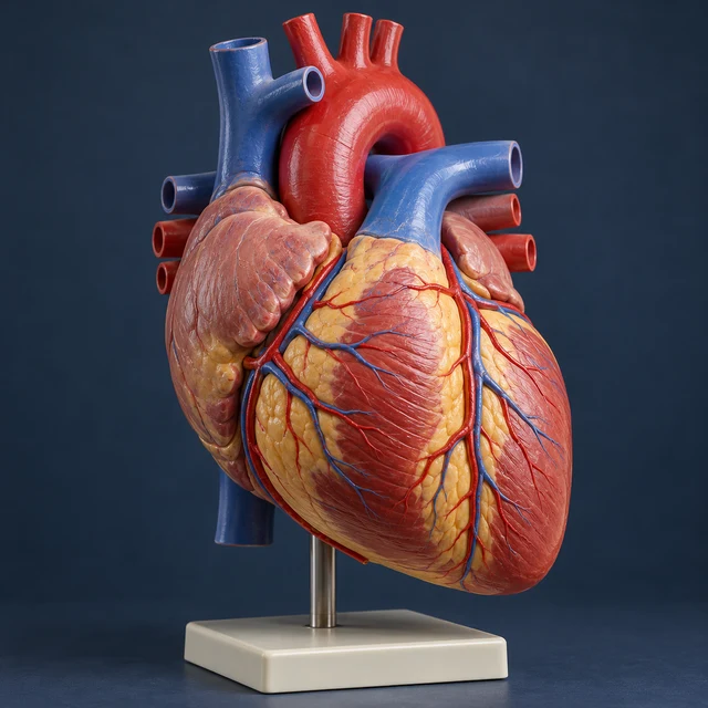 Anatomical heart teaching model